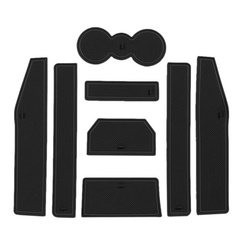 Polymères De Fente De Porte En Caoutchouc Noir, Coussretours De Coupe Non Ald, Adapté Pour Land Rover, Range Rover Evoque, 2012, 2013, 2014, 2015, 2016, 2017-2019, Ensemble De 8 Pièces