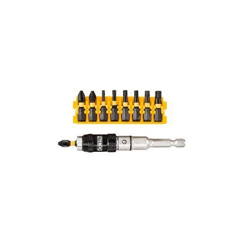 DeWALT Jeu de 10 porte-embouts pliables avec embouts Extreme Impact Torsion - DT70578T-QZ