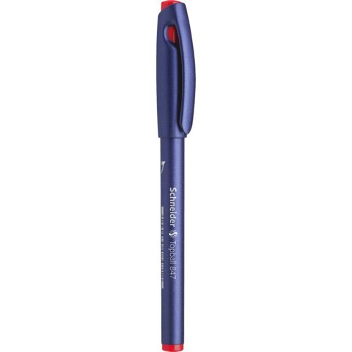 Schneider Lot De 5 Rollers À Encre Topball 847 05 Rouge