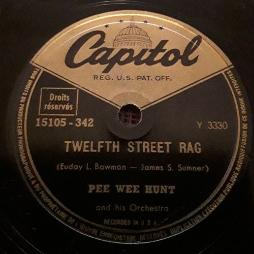 Twelfth Street Rag / Somebody Else , Not Me