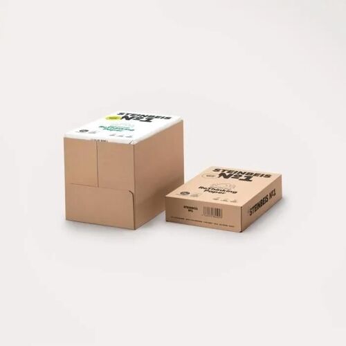 STEINBEIS N°1 CLASSIC WHITE, papier 100% recyclé, teinte naturelle, 80g, A4, Ange Bleu, 5x500f