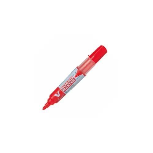 Marqueur Effaçable V-Board Master - Pilot - Pointe Ogive - Rouge - Lot De 10