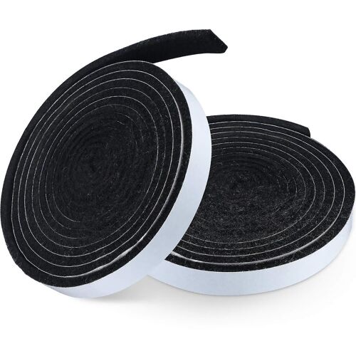 Joint de barbecue Noir Grill Tape High Temp Grill Seal Self Stick Gasket, 7,5 pi de longueur 1/8 pouce d¿épaisseur (2, 0,5 pouce de large)