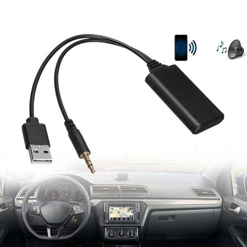 Adaptateur universel de Module bluetooth USB Aux 12V pour voiture, câble stéréo AUX-IN, Jack 3.5MM, Radio sans fil