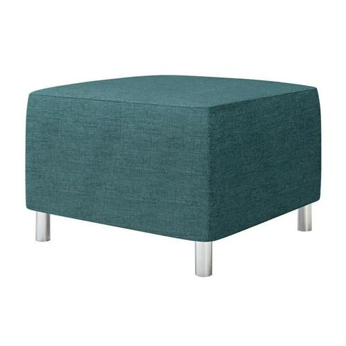 Pouf Comfivo 126, Turquoise, Tapisserie, 42x56x65cm