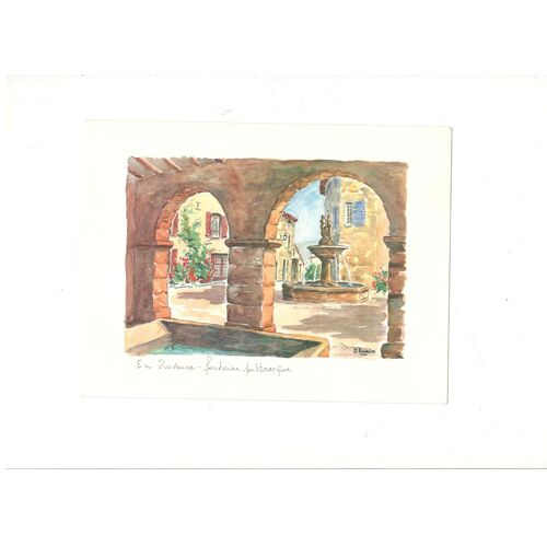 En Provence - Fontaine Pittoresque