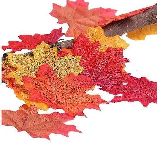 300 Faux Érable D'automne Mixte Couleur D'automne Feuilles Pour Les Mariages, Les Événements, L'art Scrapbooking Et Thanksgiving Decor