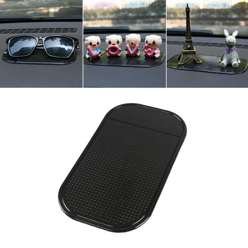Coussin De Gel Adhésif Antidérapant Noir Pour Tableau De Bord De Voiture, Support De Téléphone Universel, Tapis De Voiture, Accessoires De Voiture