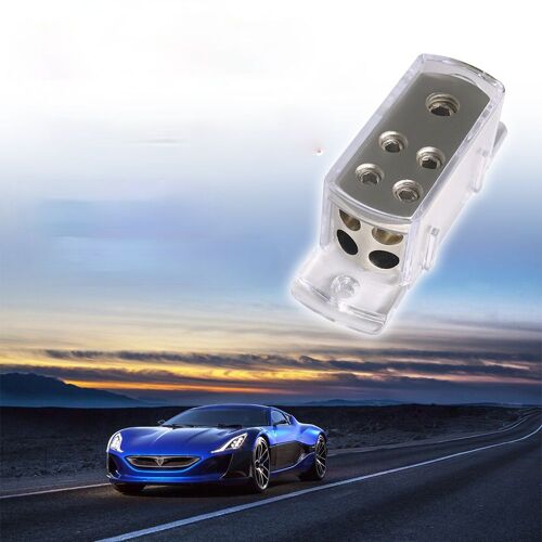 Bloc De Distribution Audio Stéréo Pour Voiture, Avec Séparateur De Câble D'alimentation/De Terre, À 4 Voies