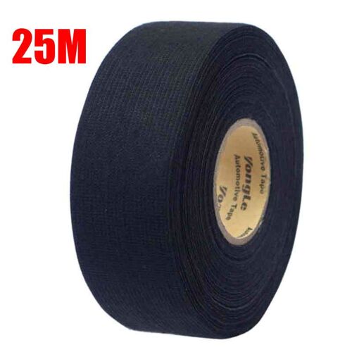 Ruban adhésif en tissu universel pour harnais de câblage automobile, flanelle noire, Anti-cliquetis pour voiture, feutre imperméable