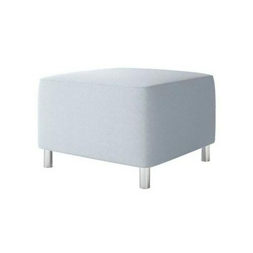Pouf Comfivo 126, Bleu, Tapisserie, 42x56x65cm