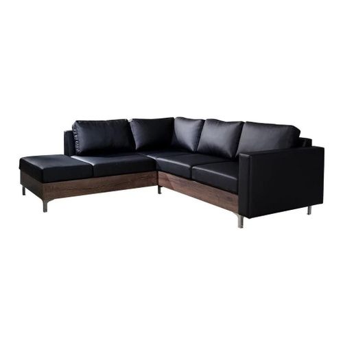 Canapé D'angle Providence 140, Noir, Fonction De Couchage