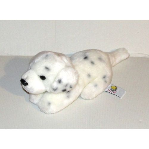 Doudou Chiot Dalmatien Lascar - Peluche Chien Couché 20 Cm