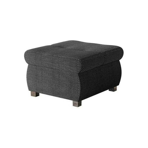 Pouf Comfivo 122, Gris, Tapisserie, 39x60x60cm