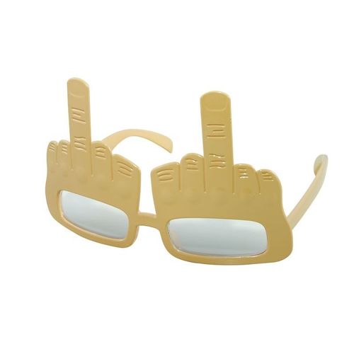 Lunettes Doigts D'honneur Beige