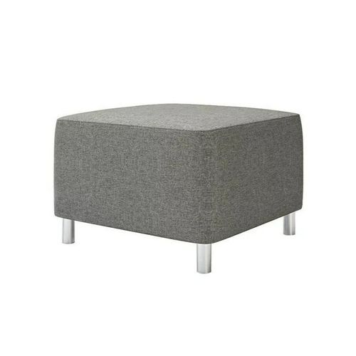 Pouf Comfivo 126, Gris, Tapisserie, 42x56x65cm