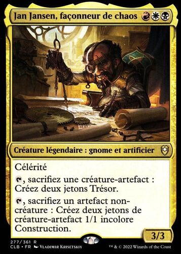 Jan Jansen Façonneur De Chaos - Magic - La Bataille De La Porte De Baldur - R - 277/361