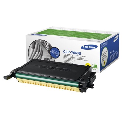Samsung CLP-Y660B - À rendement élevé - jaune - original - cartouche de toner (ST959A) - pour Samsung CLP-610, CLP-611, CLP-612, CLP-660, CLP-661, CLP-662, CLX-6200, CLX-6210, CLX-6240