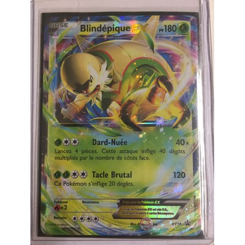 Carte Pokémon Blindépique Ex 180pv Holo Xy18 Promo Black Star