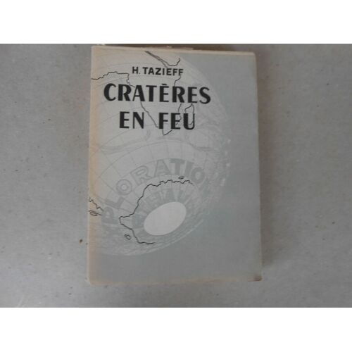 Volcan Crateres En Feu H. Tazieff Croquis Illustrations 1951