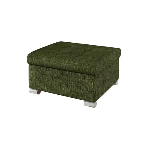 Pouf Comfivo 115, Vert, Tapisserie, 41x68x70cm