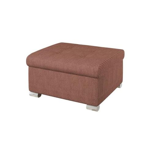 Pouf Comfivo 115, Rose, Tapisserie, 41x68x70cm