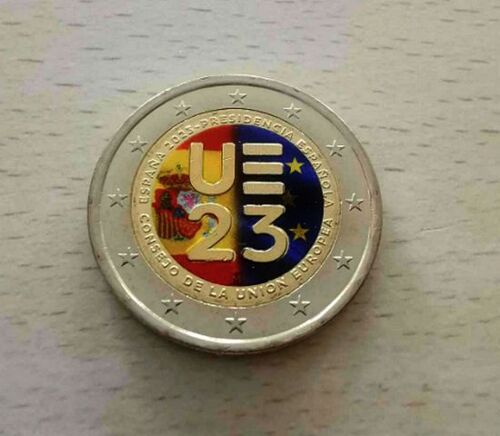 Espagne 2023 - Presidence Union Europeenne¿- 2 Euros Commemorative Couleur - In Farbe - Colored - Colorati - Color
