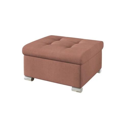 Pouf Comfivo 115, Rose, Tapisserie, 41x68x70cm