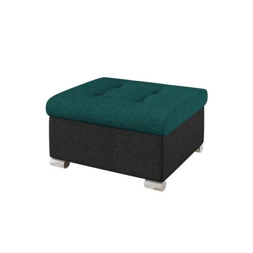 Pouf Comfivo 115, Vert, Tapisserie, 41x68x70cm