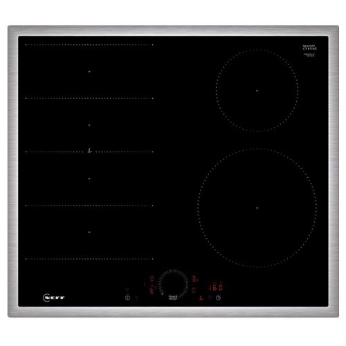 Neff - Table de cuisson induction 60cm 4 feux 7400w inox/noir T66SHE4L0