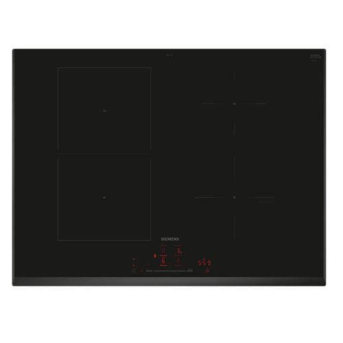 Siemens - Table de cuisson à induction 71cm 4 feux 7400w noir ED751HSB1E