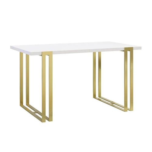 Table Comfivo 179, Allongement, Stratifié, Métal, 76x80x140cm