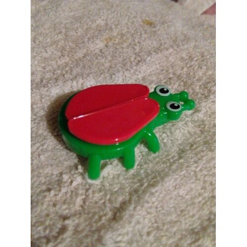 Figurine Kinder Se204 Insecte Magique Vert Et Rouge