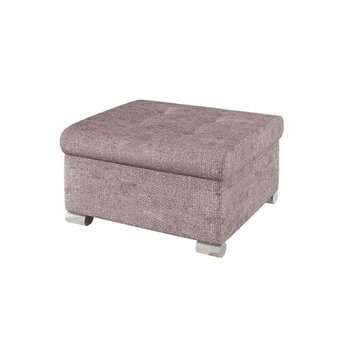 Pouf Comfivo 115, Brun Clair, Tapisserie, 41x68x70cm