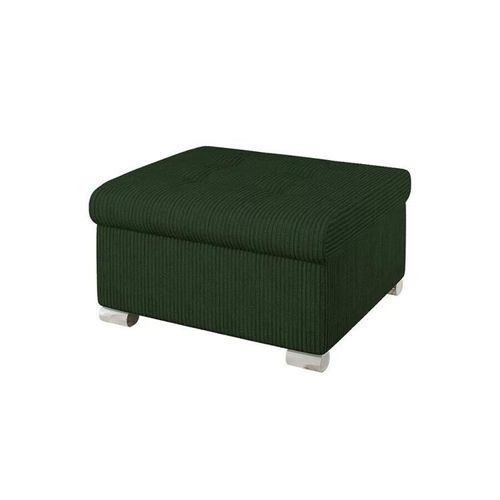 Pouf Comfivo 115, Vert, Tapisserie, 41x68x70cm