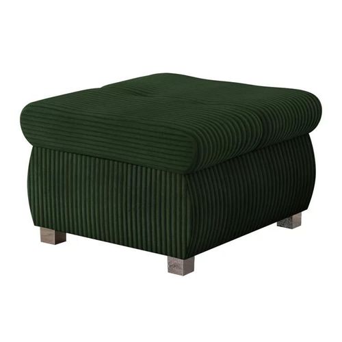 Pouf Comfivo 122, Vert, Tapisserie, 39x60x60cm