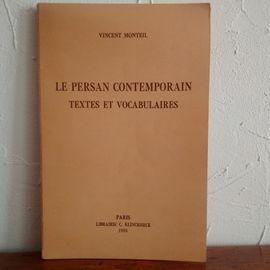Le Persan Contemporain Texte Et Vocabulaire   de VINCENT MONTEIL   Format Broché (Livre)