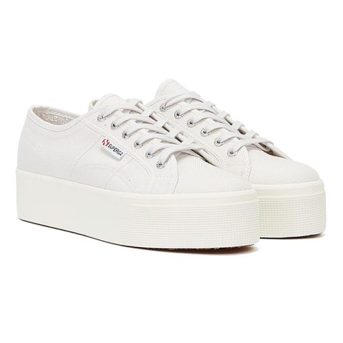 Superga Classic Flatforms 2790 Baskets Grises Pour