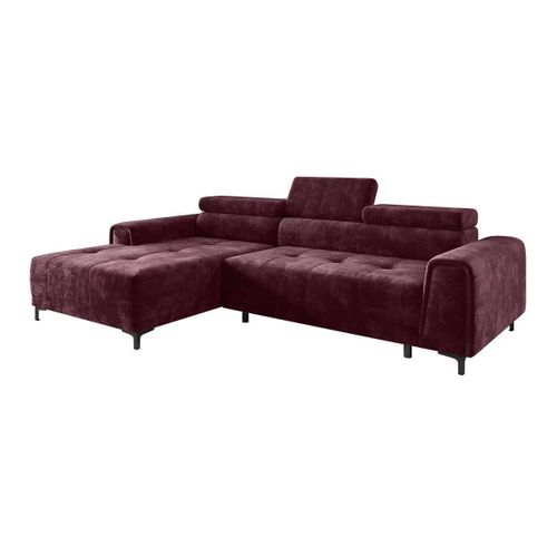 Canapé D'angle Indiana 155, Pourpre, Fonction De Couchage