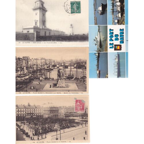 Lot De 4 Cartes Postales Du Havre / Seine Maritime