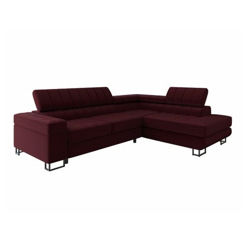 Canapé D'angle Comfivo 247, Pourpre, Fonction De Couchage