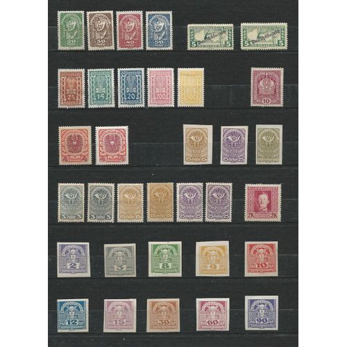 Autriche - Osterreich - Lot Timbres Non Obliteres.