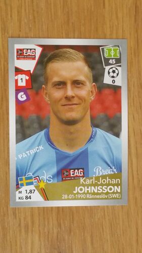 Image N°131 Panini Foot 2017-18 -Karl-Johan Johnsson- Guingamp-