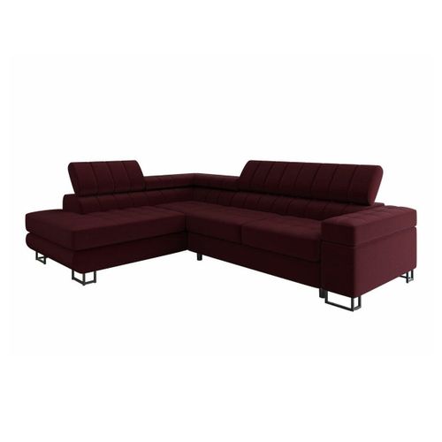 Canapé D'angle Comfivo 247, Pourpre, Fonction De Couchage