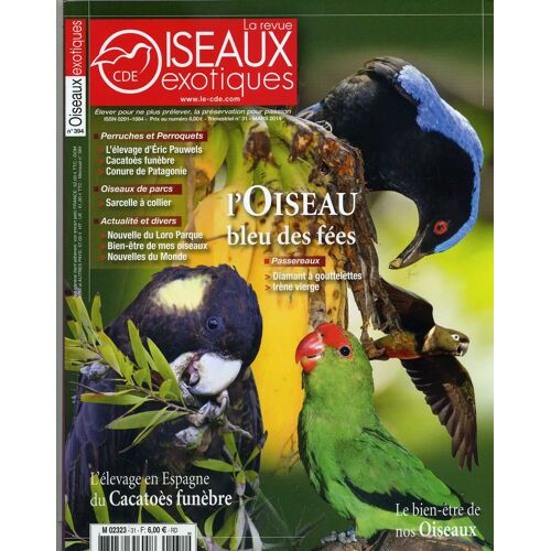 La Revue Des Oiseaux Exotiques N° 394 : L'Oiseau Bleu Des Fées   de divers   Format Broché (Livre)