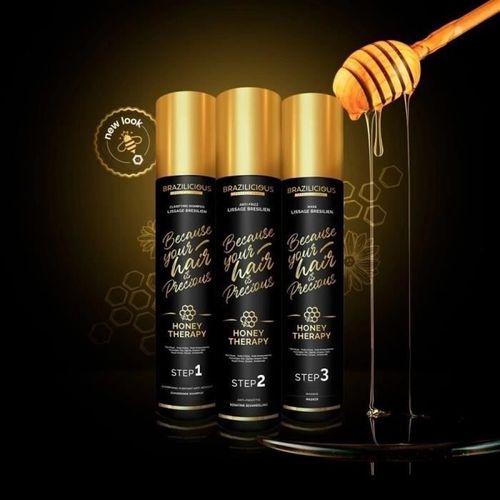 Lissage Brésilien 3x1l Honey Therapy - Brazilicious 