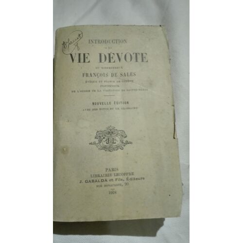 Introduction A La Vie Devote D Bienheureux Francois De Sales   de collectif   Format Broché (Livre)