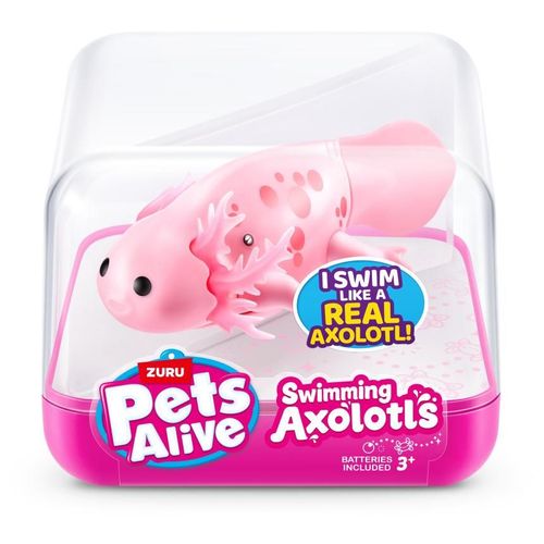 Pets Alive Swimming Axolotl- S1,Cube- 3facing12pcs/Pdq