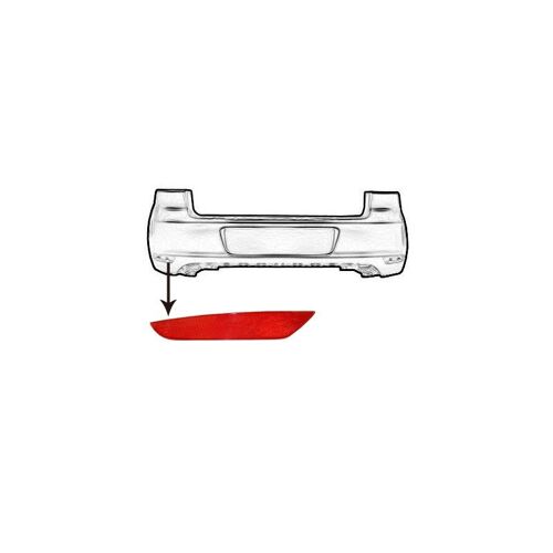 Catadioptre Gauche Pour Volkswagen Golf Vi (11/2008 - 2013)