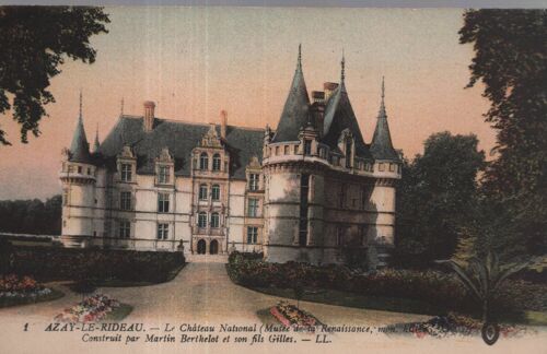 Carte Postale D' Azay Le Rideau (Indre Et Loire) Le Château : Le Château National (Réf.1)